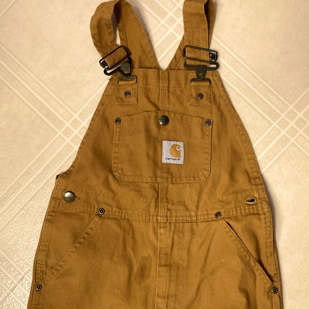 Carhartt Brown Overalls - Youth